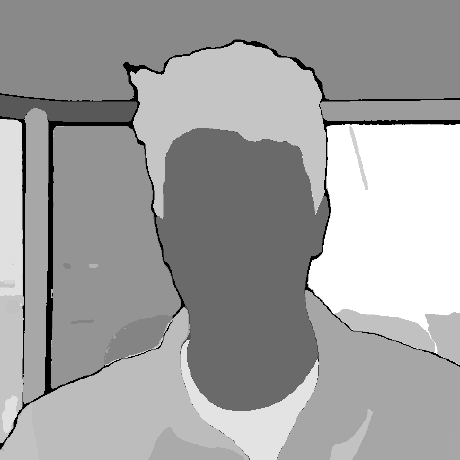 Black and white silhouette of Amit Chaudhary.