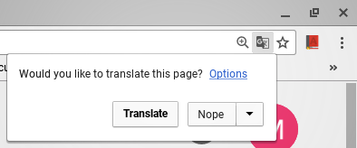 Thumbnail showing a dialogue in Google Chrome asking if user wants to translate the non-English webpage