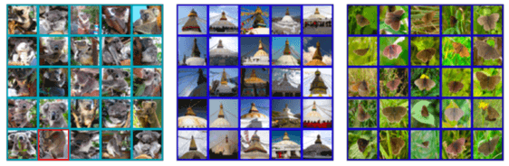 Example of Clusters from Self Labelling